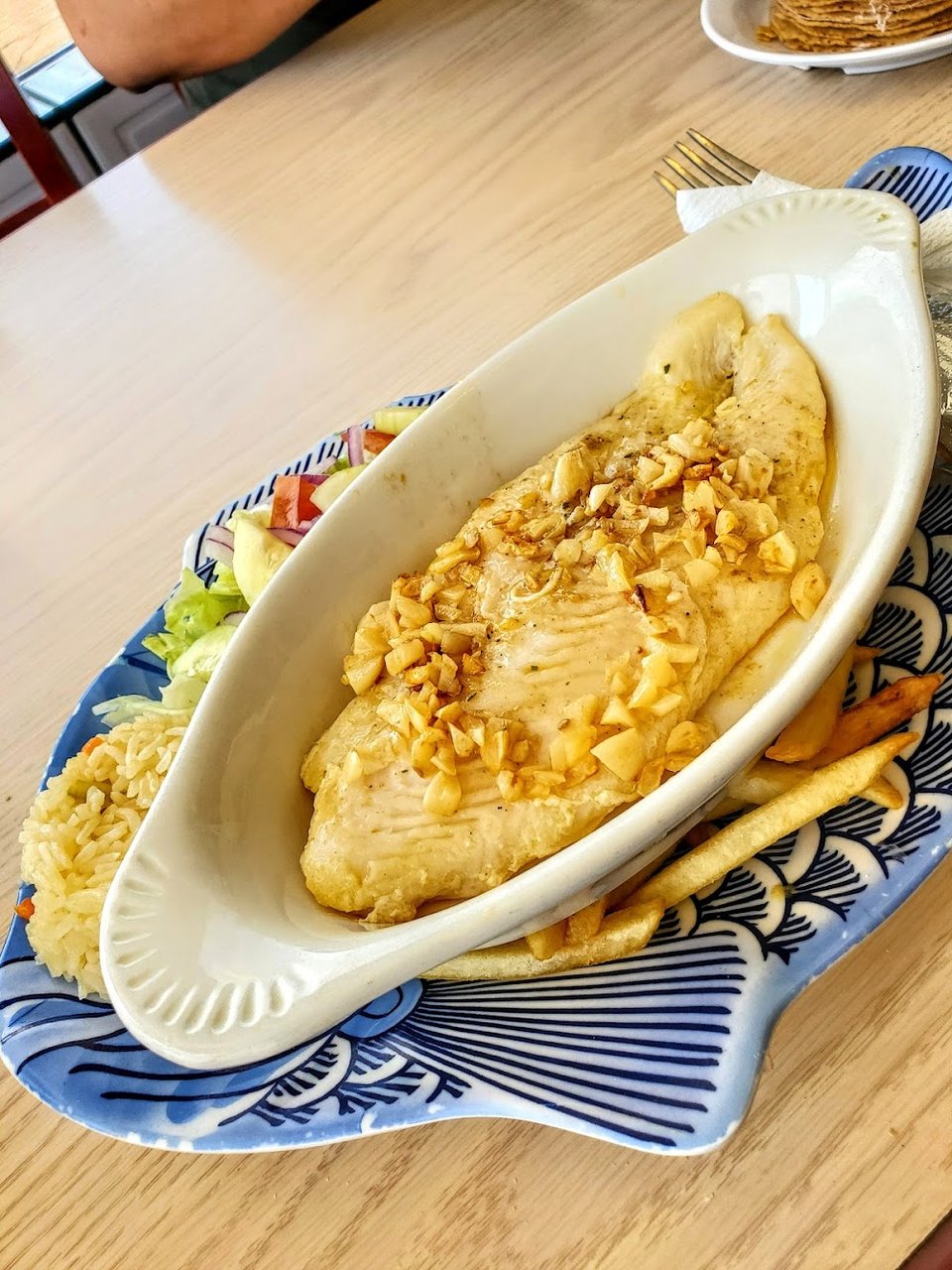 Filete Al Mojo De Ajo